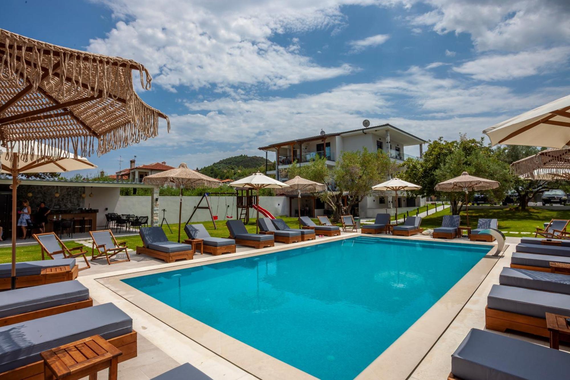 Olia Seaside Residence 120M From The Beach Pefkochori Ngoại thất bức ảnh