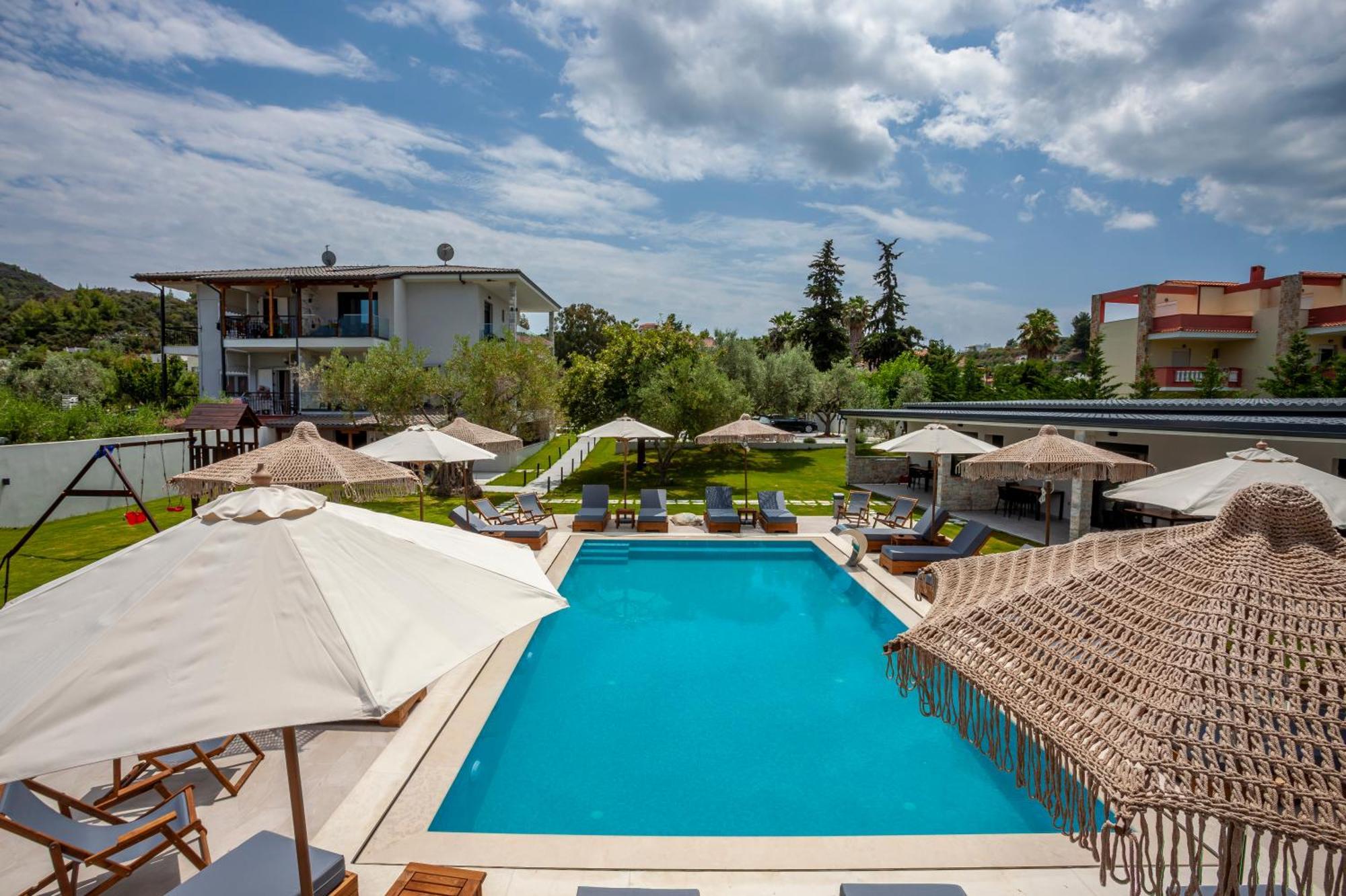 Olia Seaside Residence 120M From The Beach Pefkochori Ngoại thất bức ảnh